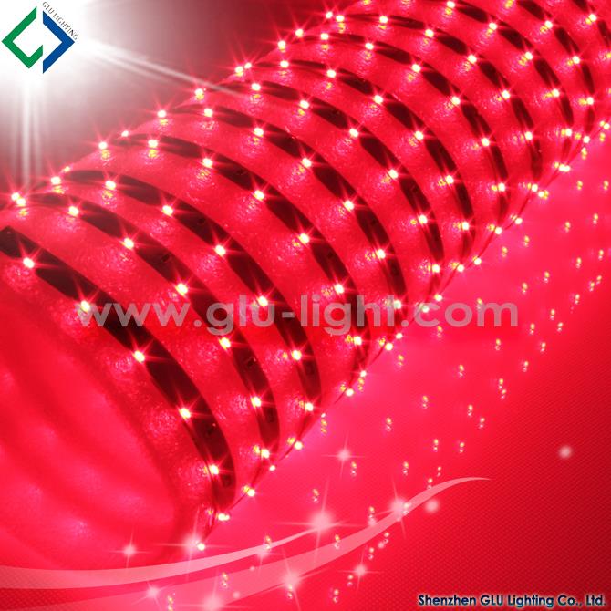 China manufacturer 120leds/m 12V/24V Ra90 side view edge light 3014 flexible led tape