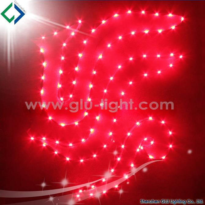 12V/24V edge-lit side view 3014 led flex strip 12V/24V 120leds/m with 3 year warranty