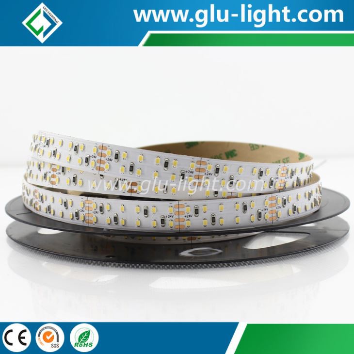 China Shenzhen 4 OZ 10 mm PCB doble fila 2216 312leds/m cinta de luz LED flexible
