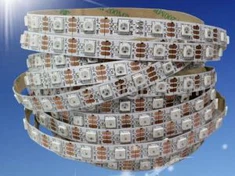 Tira mágica de LED RGB a todo color direccionable WS2812B IC incorporado DC5V 5050 60leds 144leds
