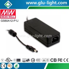 Adaptador industrial Meanwell de 90 W, 12 V CA-CC GS90A12-P1M