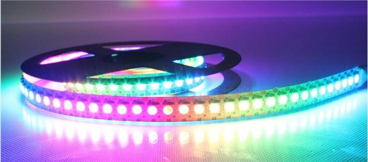 Ningún parpadeo RGB llevó la luz de tira llevada direccionable 5V APA102 del pixel de la matriz 144Leds de la tira de Digitaces
